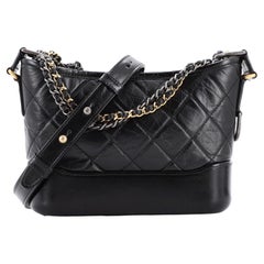 Chanel Gabrielle Hobo Quilted Aged Calfskin Small