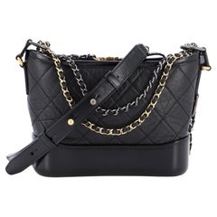 Chanel Gabrielle Hobo Quilted Aged Calfskin Small