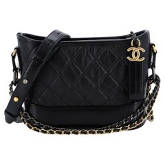 Chanel Gabrielle Hobo Quilted Aged Calfskin Small