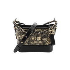 Chanel Gabrielle Hobo Quilted Crumpled Goatskin Small