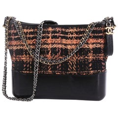 Chanel Gabrielle Hobo Quilted Tweed and Calfskin Medium