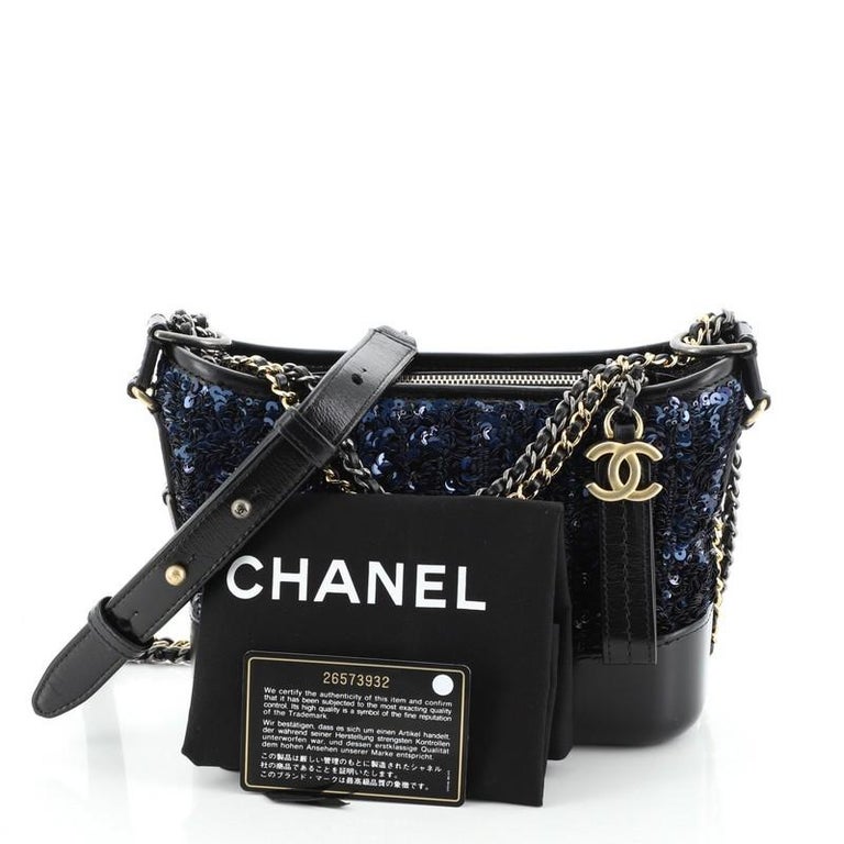 Chanel Gabrielle Hobo Sequins Small at 1stDibs
