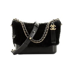 Chanel Gabrielle Hobo Shearling and Leather Small