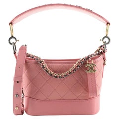 Chanel Gabrielle Hobo Quilted Aged Calfskin Small For Sale at 1stDibs