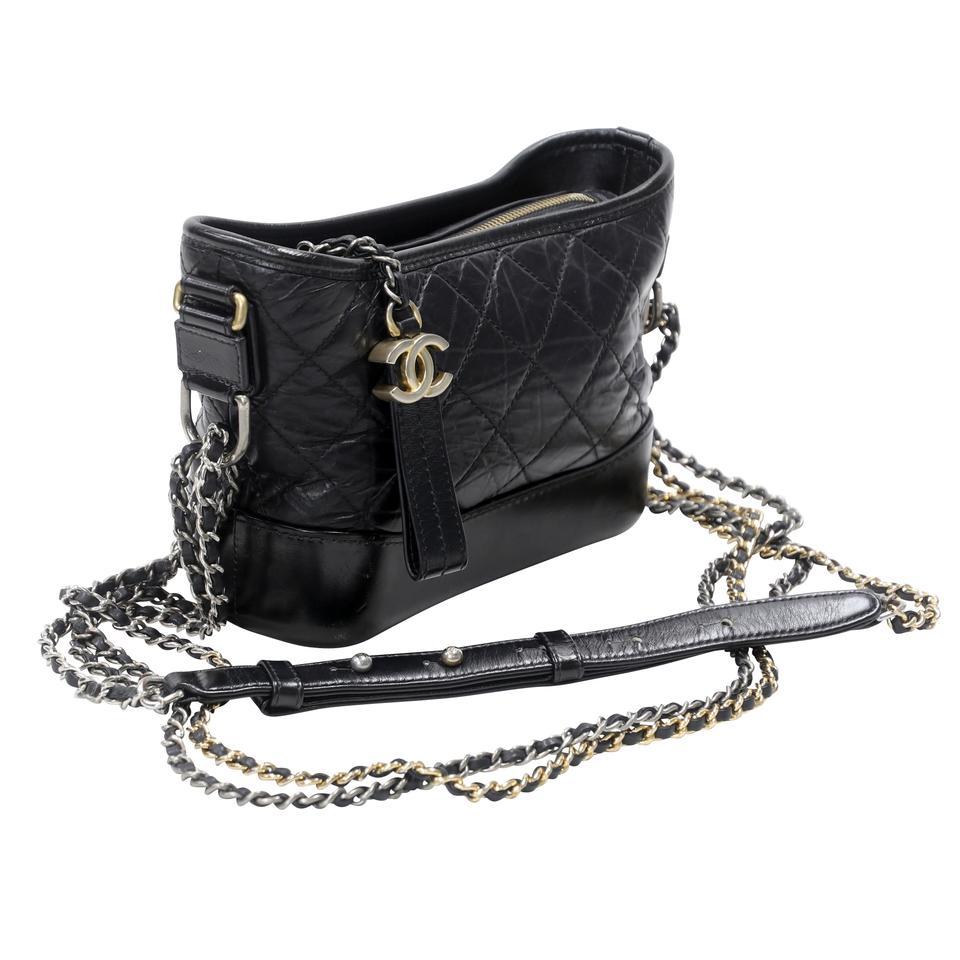 Chanel Gabrielle Mini Chainlink Tweed Two Tone Crossbody Bag CC-0806N-0001