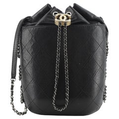 Chanel Gabrielle Purse Bag Quilted Caviar