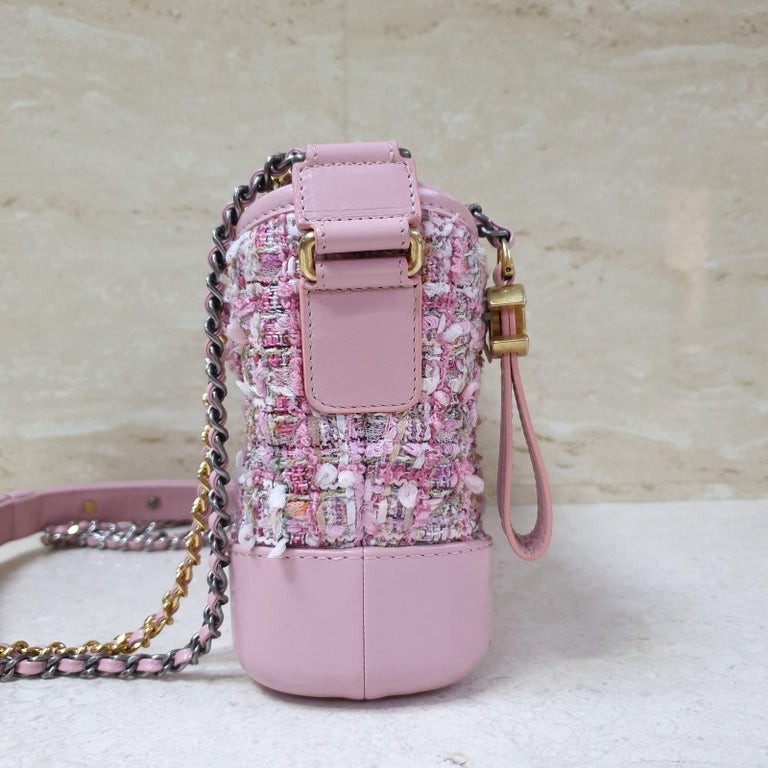 1000% AUTH! 🌸 Chanel Gabrielle Pink 🌸 Hobo Shoulder Bag! NEW