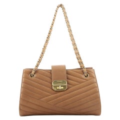Chanel Gabrielle Tote Chevron Leather Medium