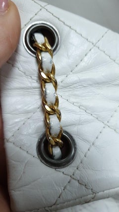 Chanel Gabrielle White Backpack
