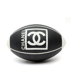 Chanel “Game Series” Black and White Rugby Ball