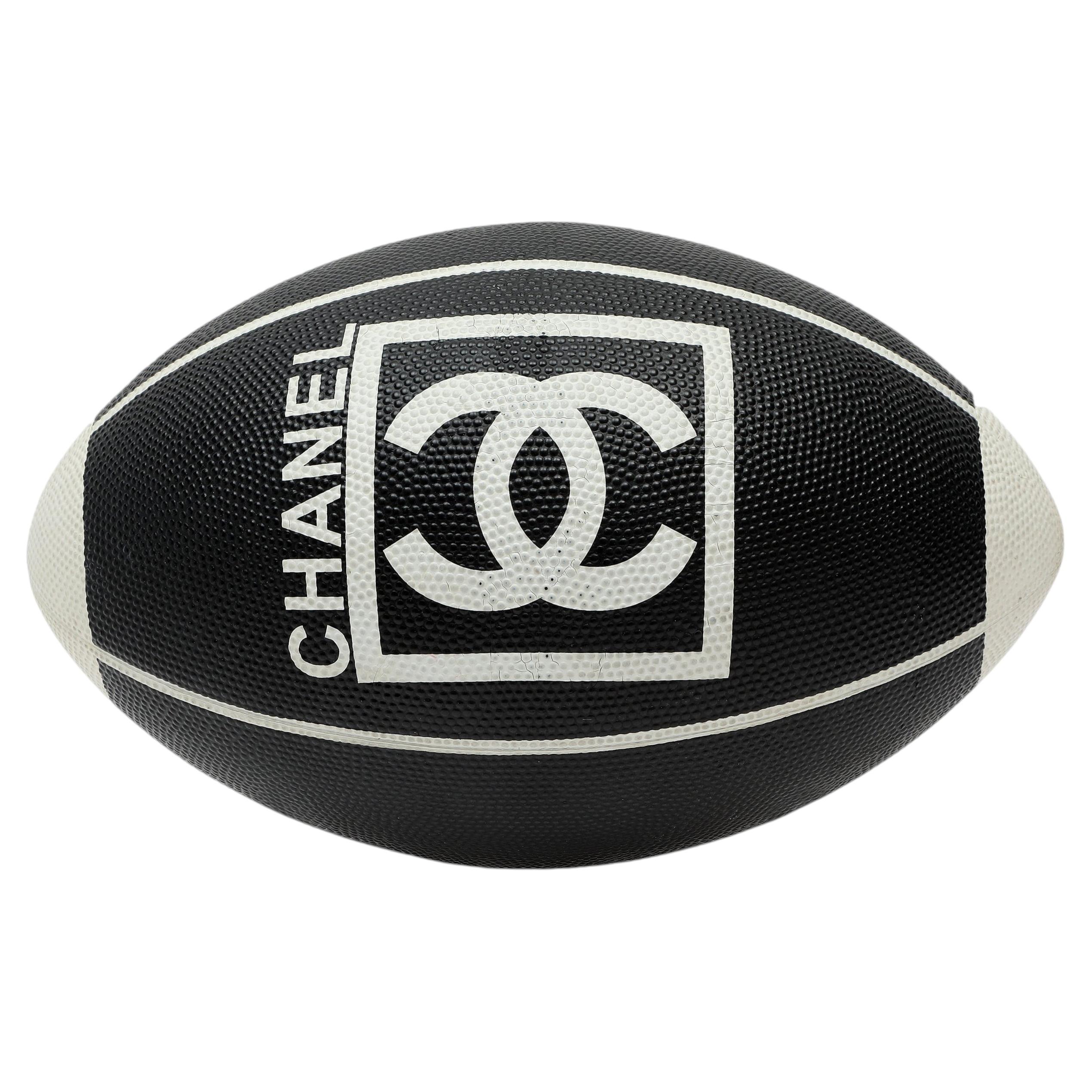 Chanel “Game Series” Black and White Rugby Ball For Sale