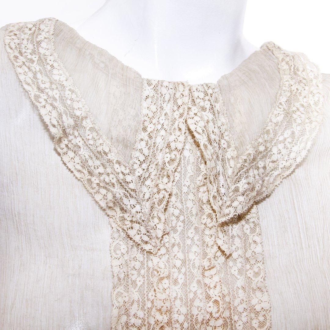 Chanel Gauze Tank Blouse S/S 2008 In Good Condition In Los Angeles, CA