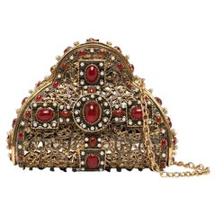 Chanel Gemstone-embellished Clutch Bag  