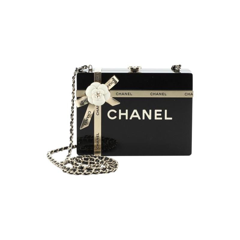 Chanel Gift Box Minaudiere Plexiglass at 1stDibs