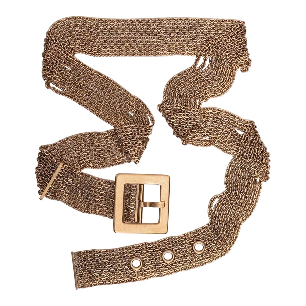 Chanel Gilded Metal Belt Fall Collection, 2007