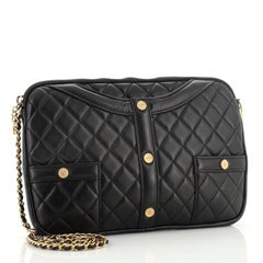 Chanel Girl Clutch on Chain Quilted Lambskin Medium