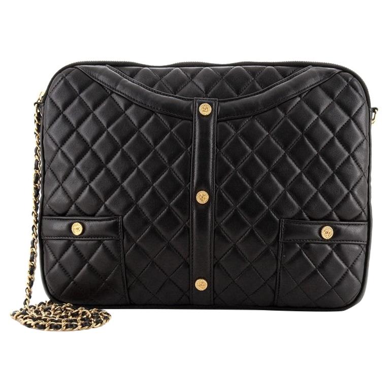 Chanel Girl Clutch on Chain Quilted Lambskin Medium