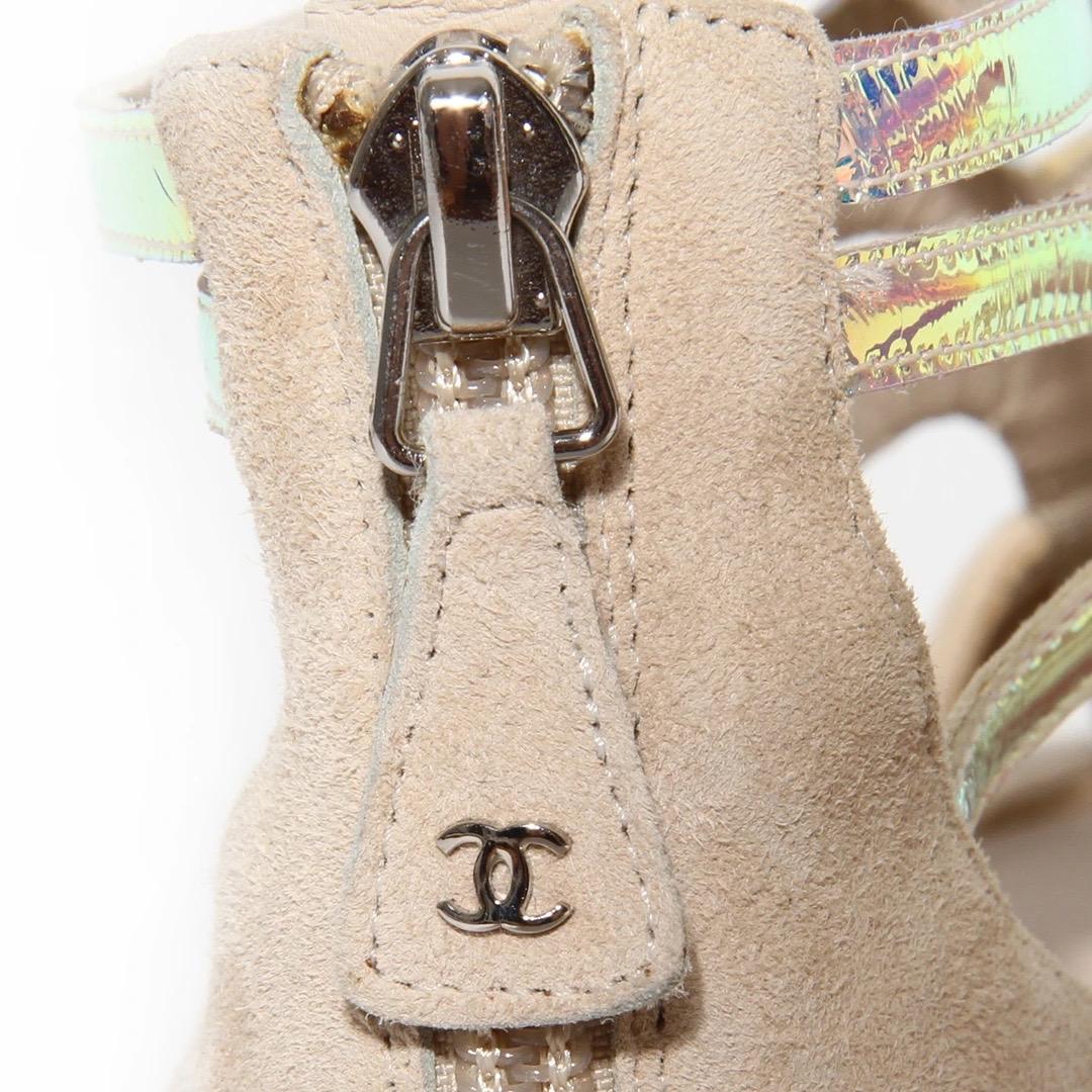 Chanel Gladiator Sandal SS2012 In Good Condition In Los Angeles, CA