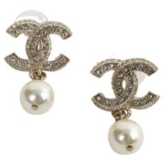 Chanel Glass Beads Earrings