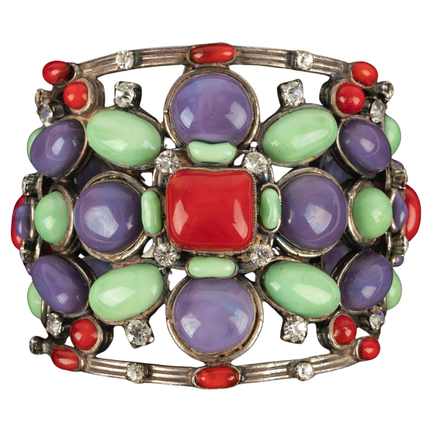 Chanel glass paste bracelet