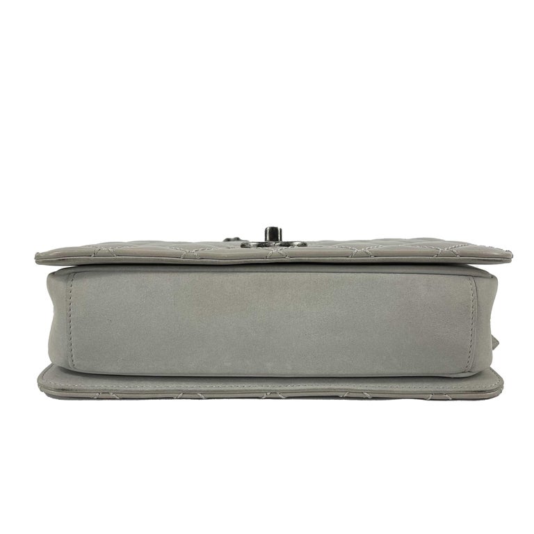 CHANEL Glazed Calfskin Quilted Medium Day Trip Flap Bag Crossbody For