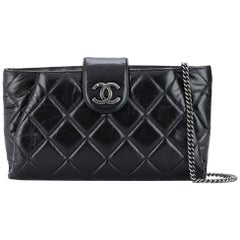 Chanel Glazed Calfskin Shoulder Bag