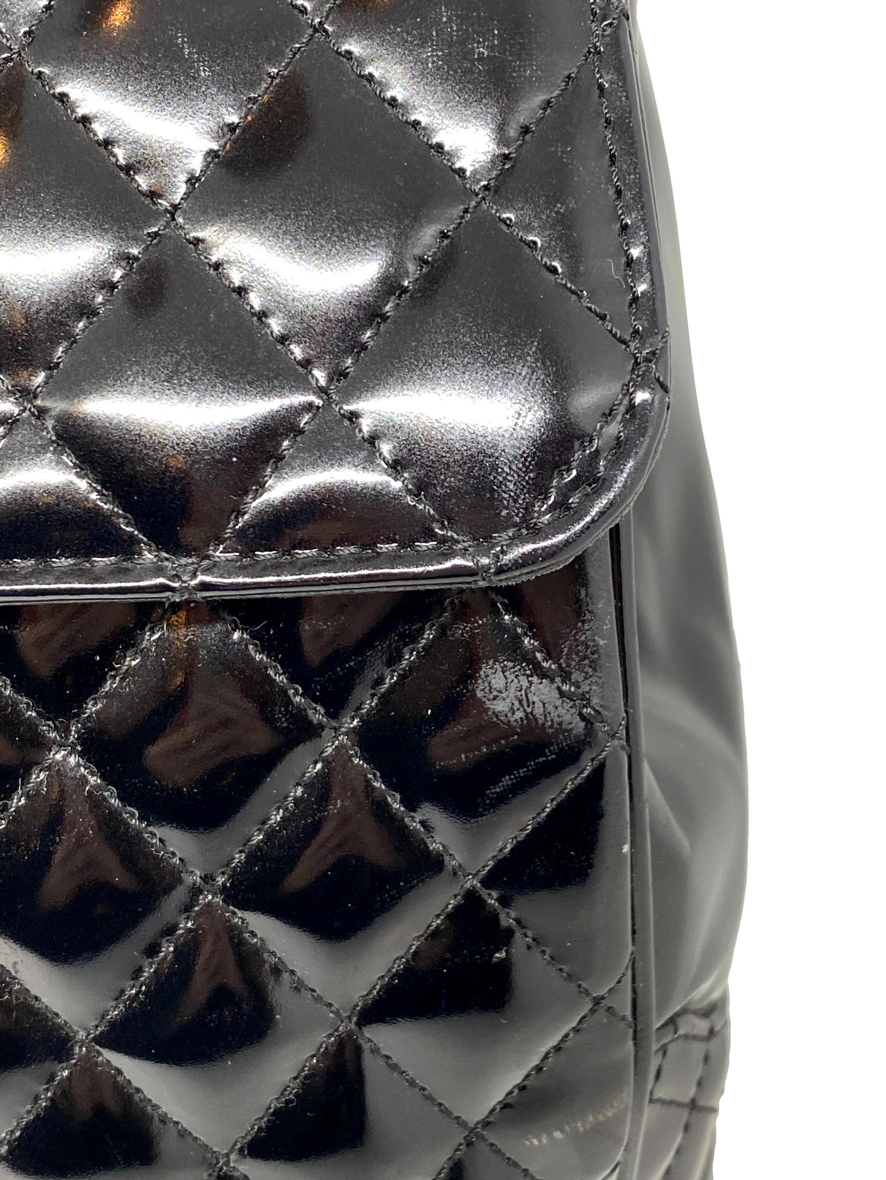 Chanel Umhängetasche aus glasiertem Lammleder:: gesteppt:: Mademoiselle Kelly Top Handle:: 2009. 2
