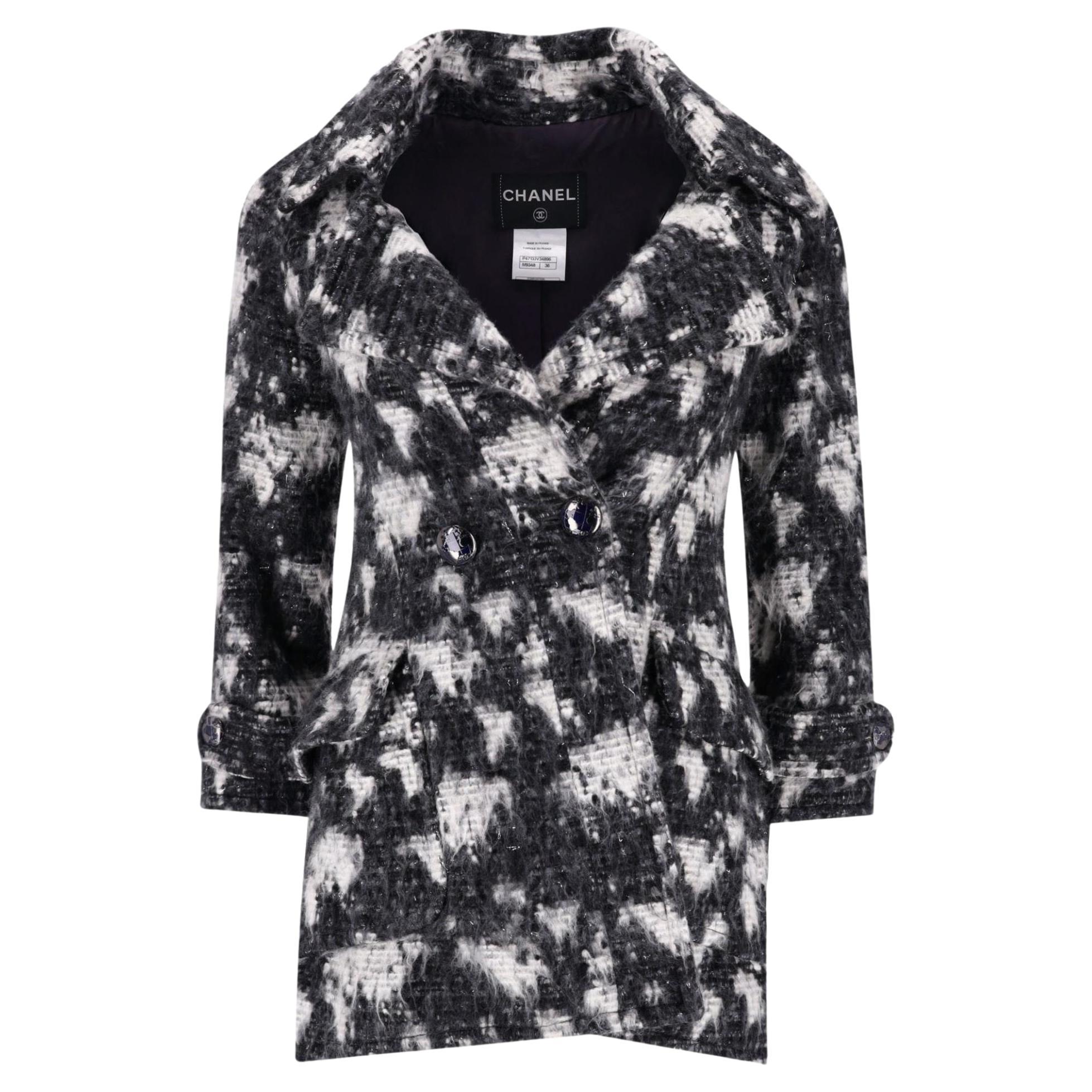Chanel Globalisation Tweed Coat For Sale