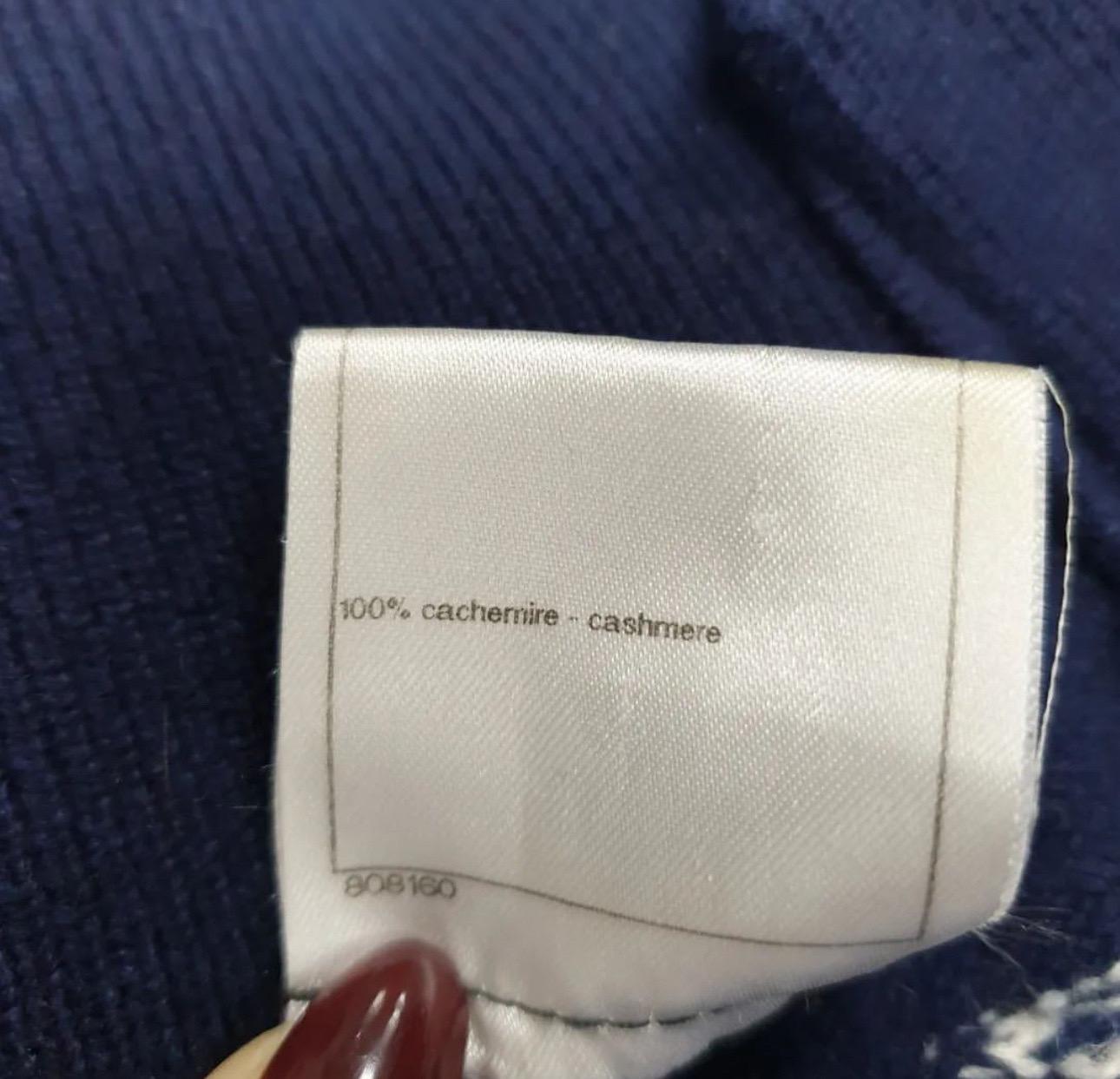 Chanel Globalization Midi Cashmere Dress 2