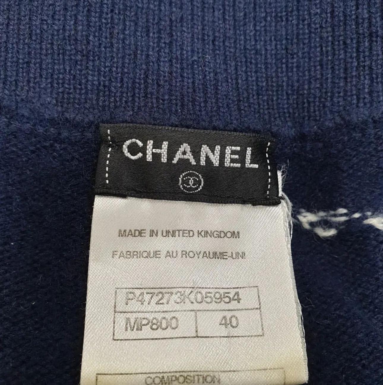 Chanel Globalization Midi Cashmere Dress 4