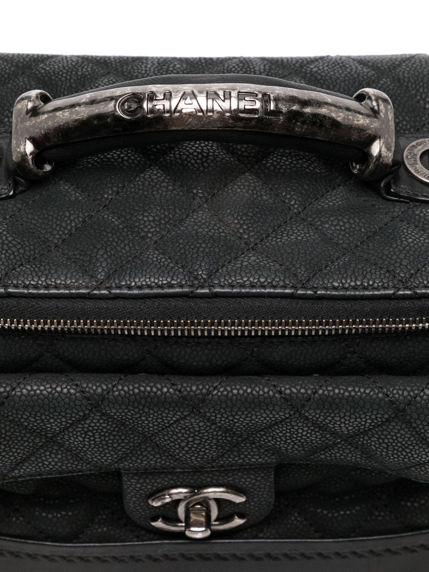Black Chanel Globe Trotter Vanity For Sale