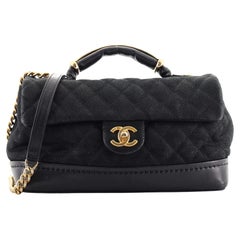 Chanel Globetrotter Flap Bag Quilted Caviar Medium