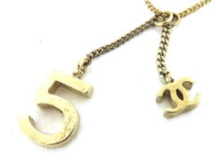 Chanel Gold 05a No 5 Charm 217694 Bracelet