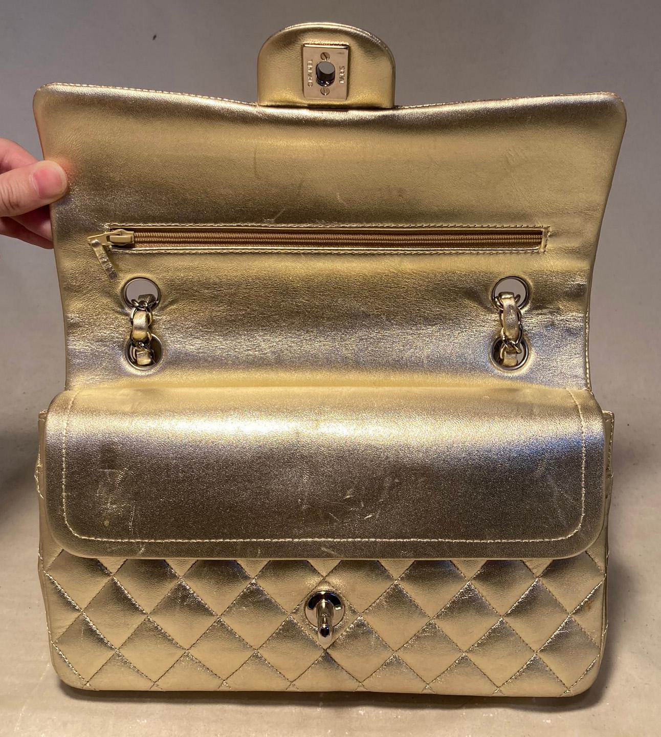 Brown Chanel Gold 10inch 2.55 Double Flap Classic Shoulder Bag