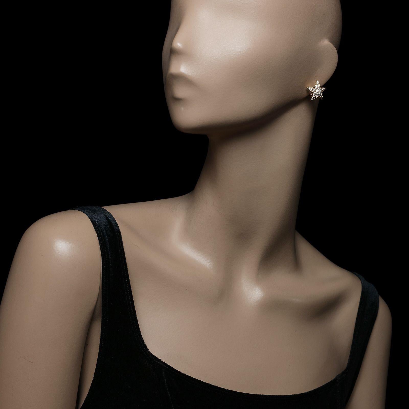 chanel comete earrings