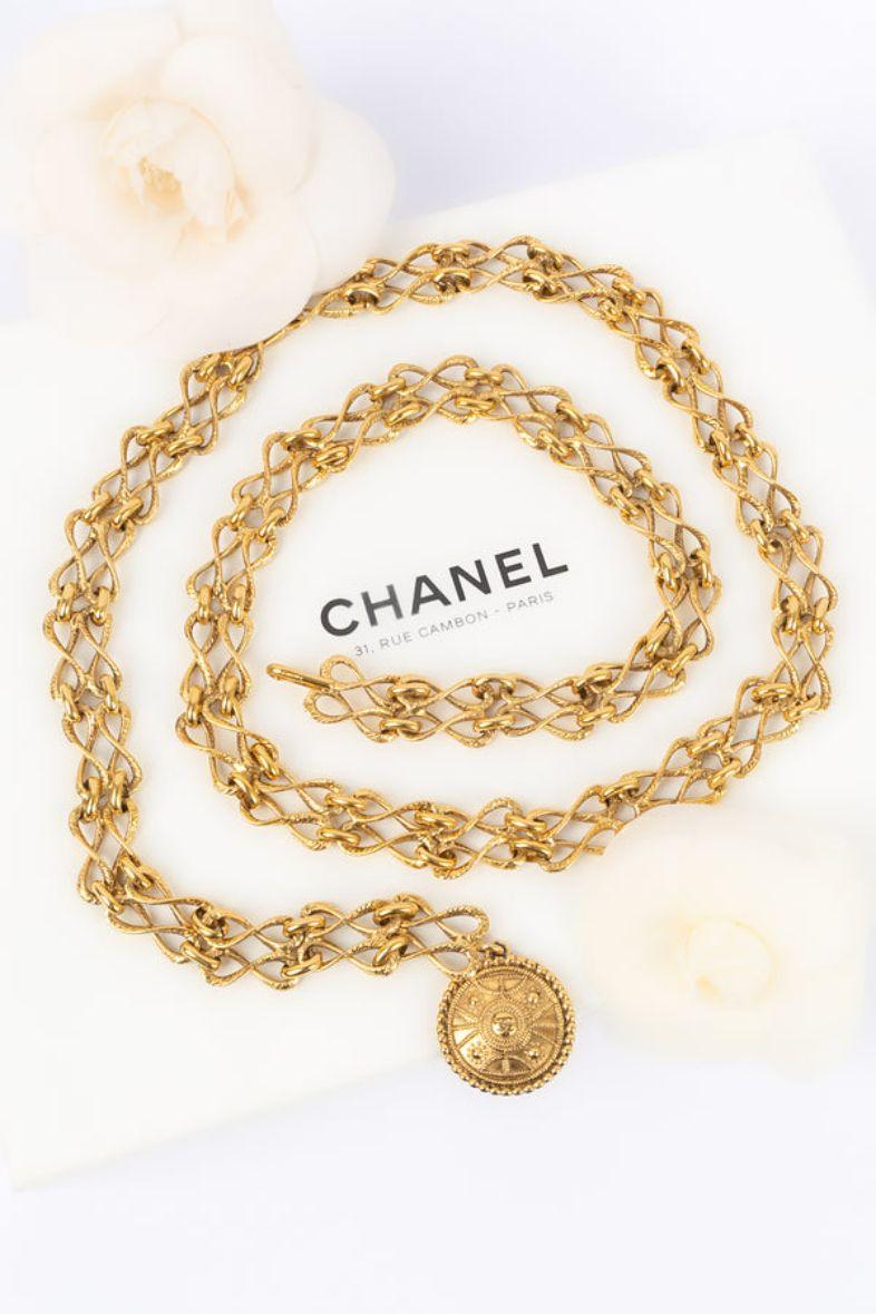 Women's Chanel gold belt, 1980s