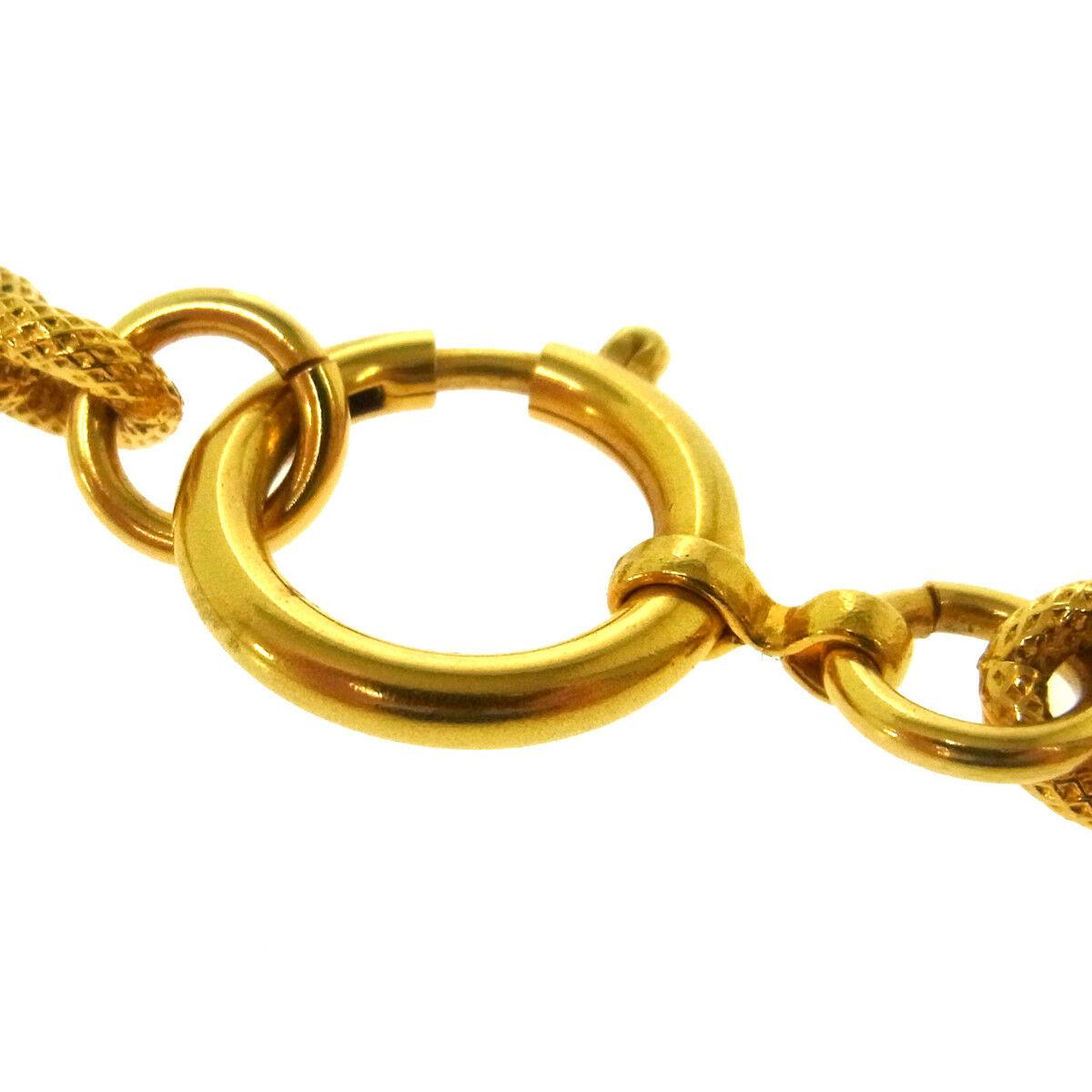 chanel necklace black and gold