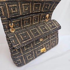Chanel Gold Black Tweed Paris Byzance 2.55 226 Reissue Flap Bag
