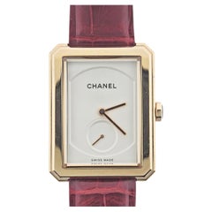 Chanel Gold Boyfriend Manual Ladies Watch H6589