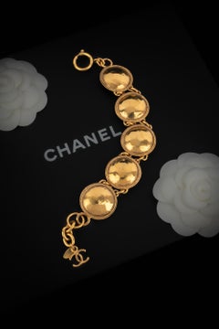 Chanel gold bracelet by Karl Lagerfeld, Autumn-Winter 1990
