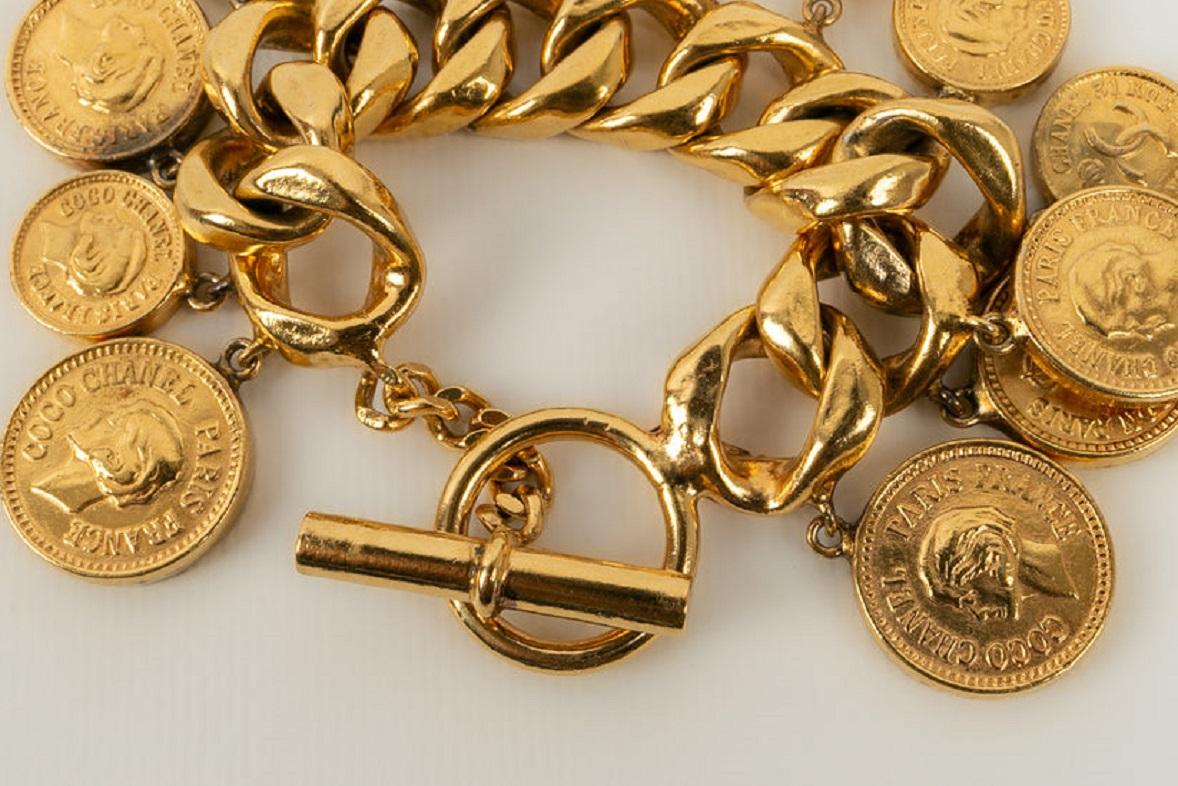 women's chanel gold bracelet