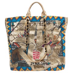 Chanel Borsa in tela oro 19A NEW YORK GRAFFITI STREET SPIRIT