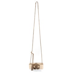 Chanel Gold CC Dripping Chains Box Clutch