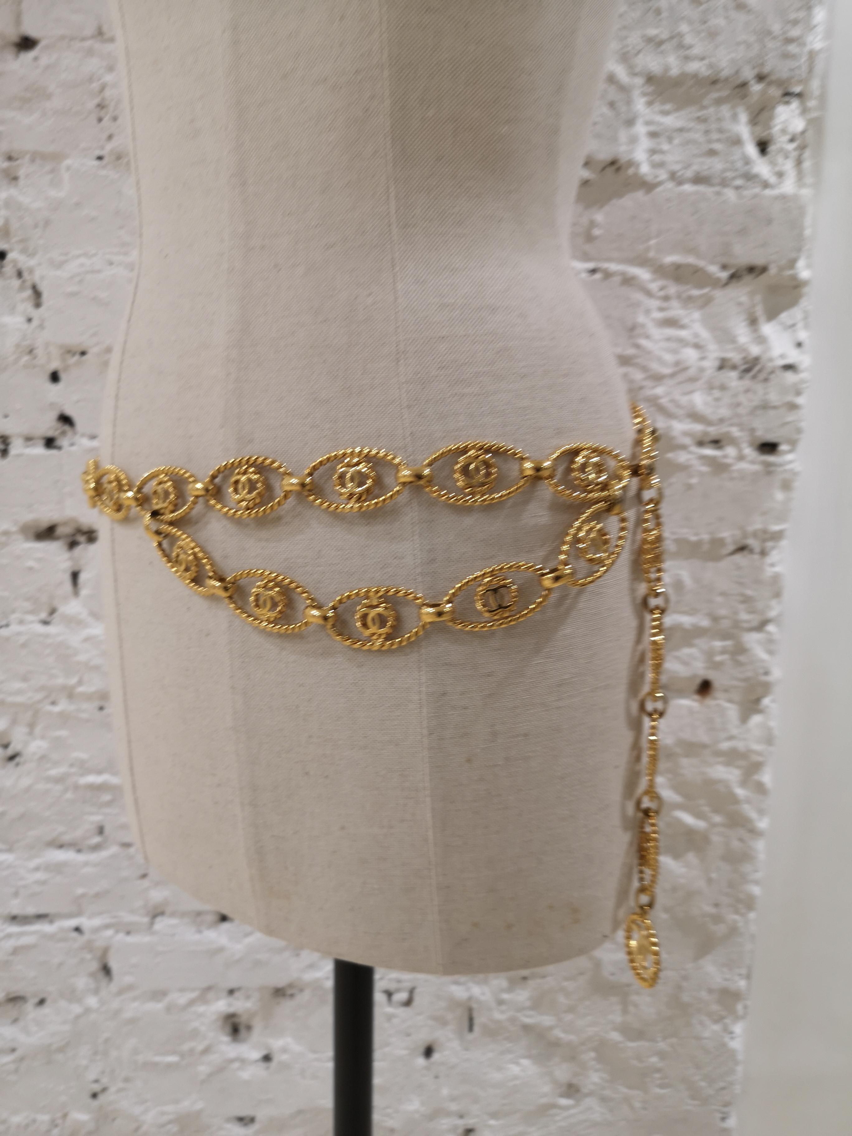 Chanel Gold Chain CC Belt 5