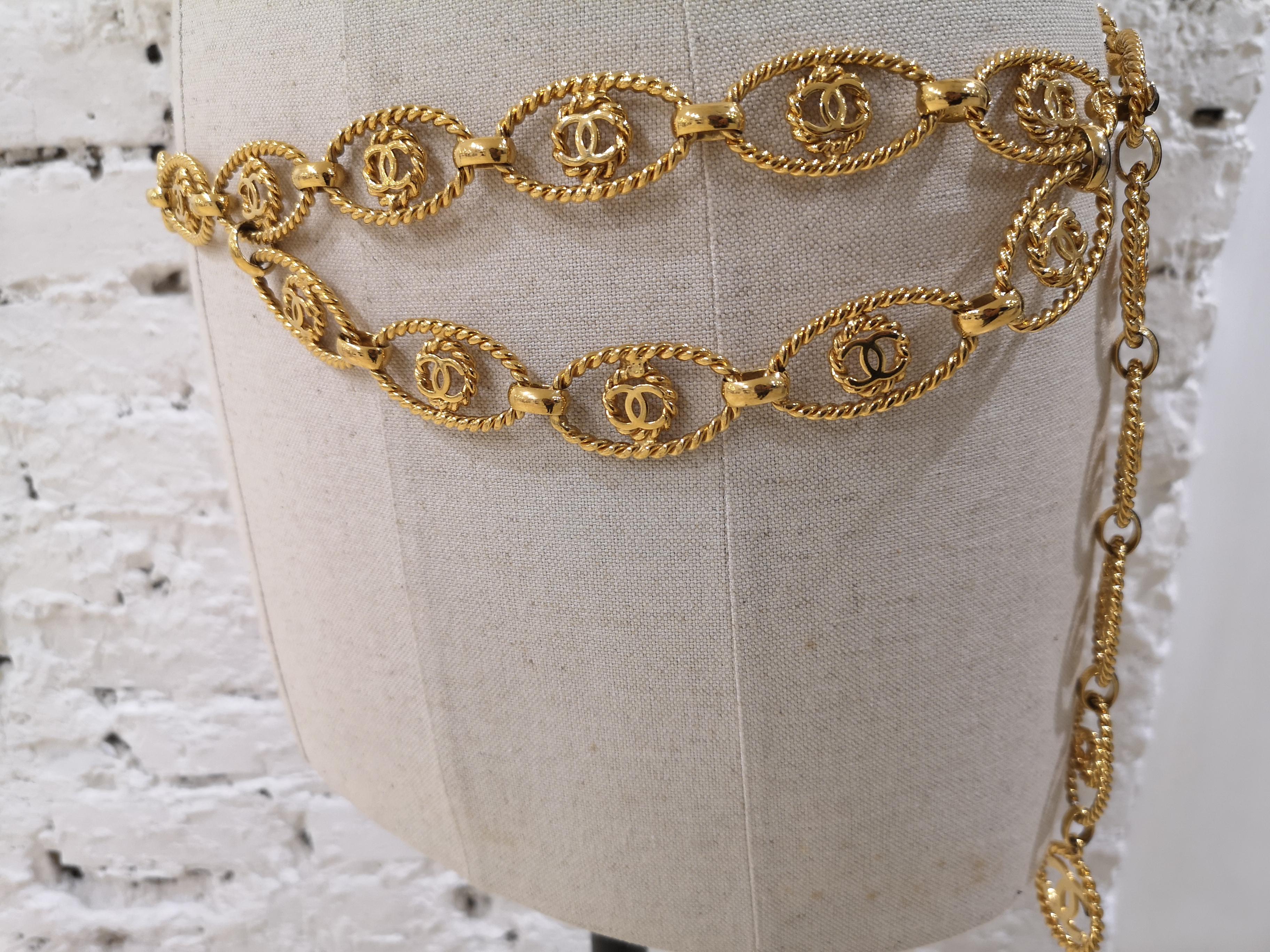 Chanel Gold Chain CC Belt 7