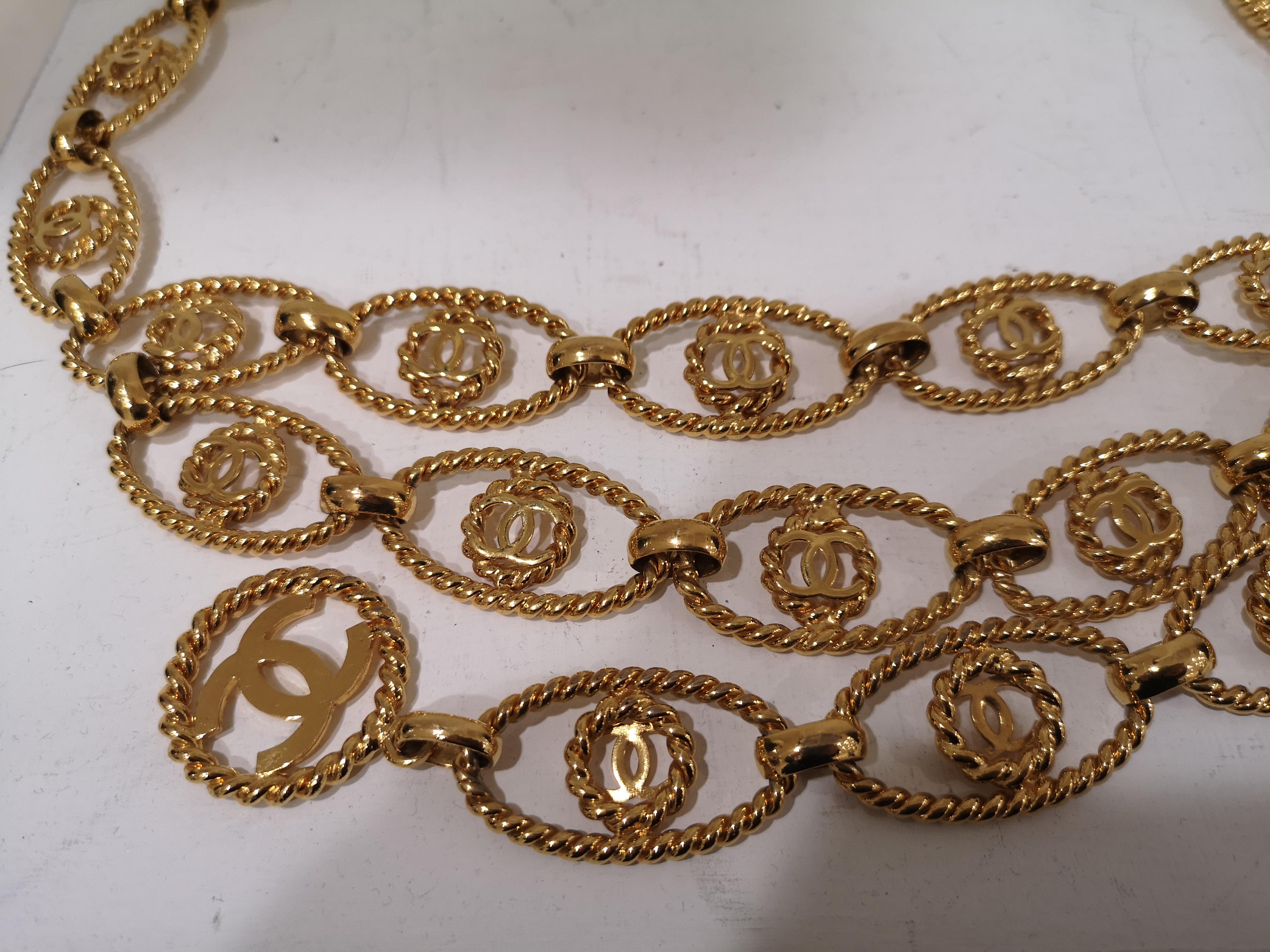 Chanel Gold Chain CC Belt 1
