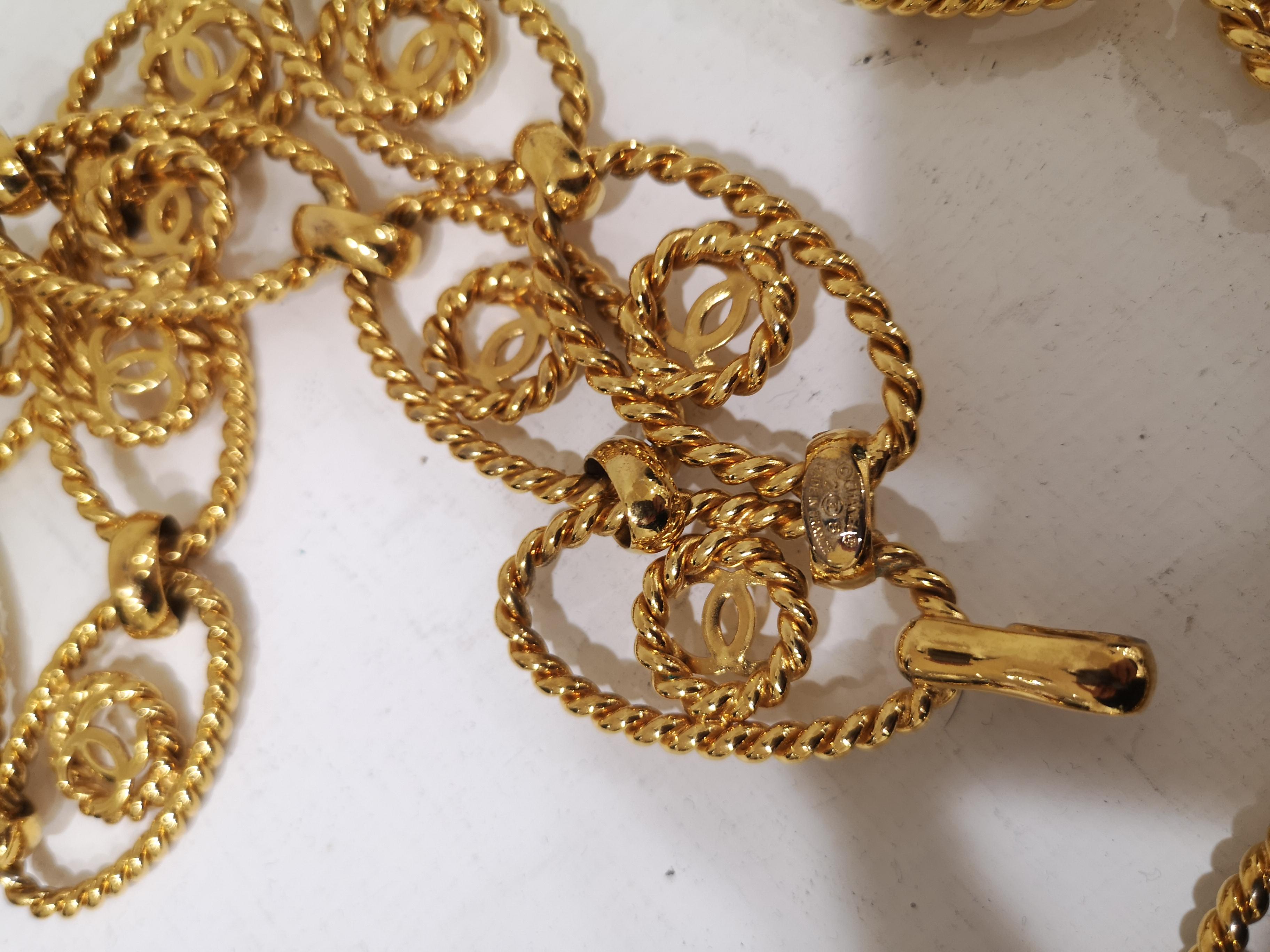 Chanel Gold Chain CC Belt 2