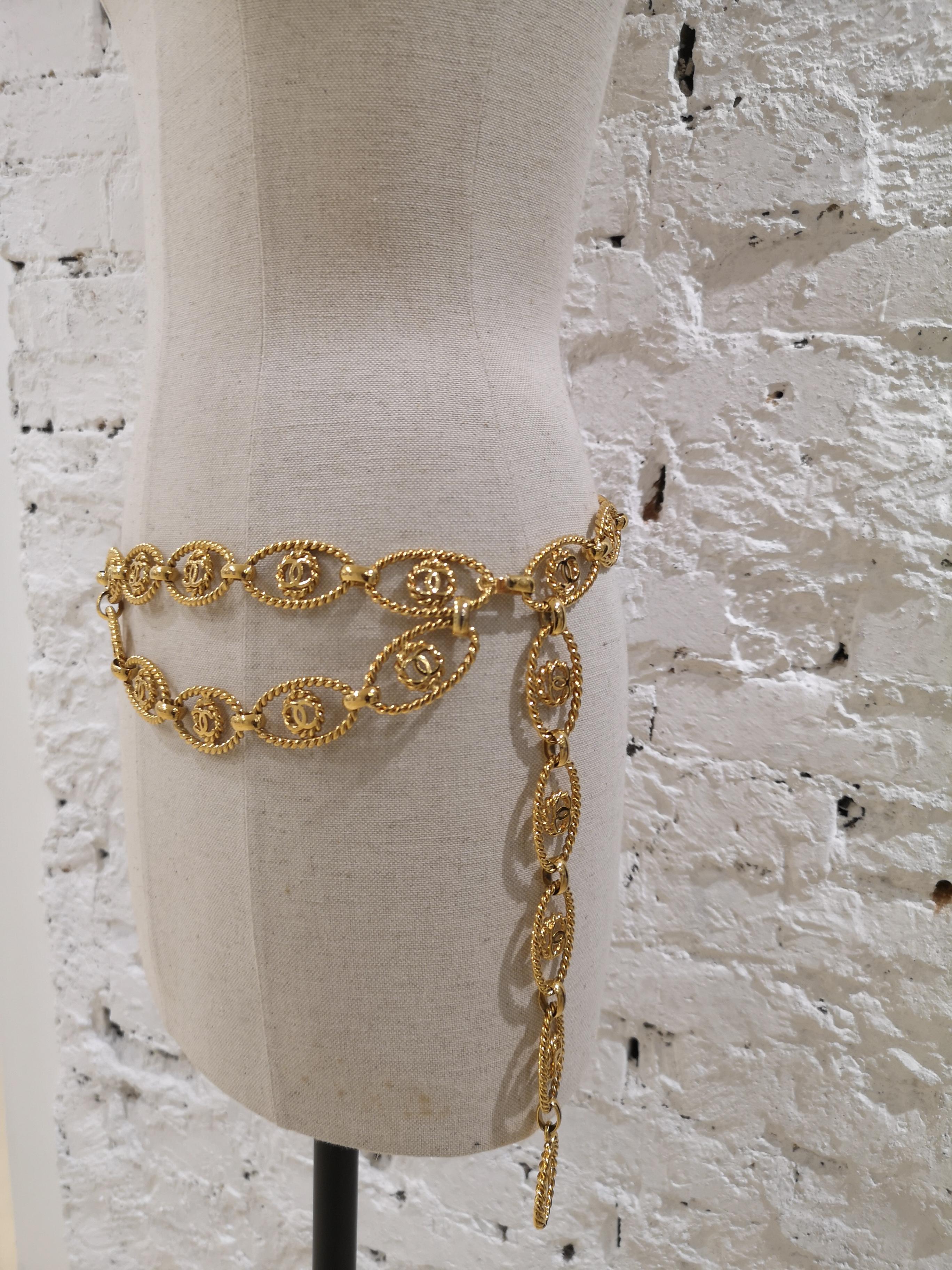 Chanel Gold Chain CC Belt 3