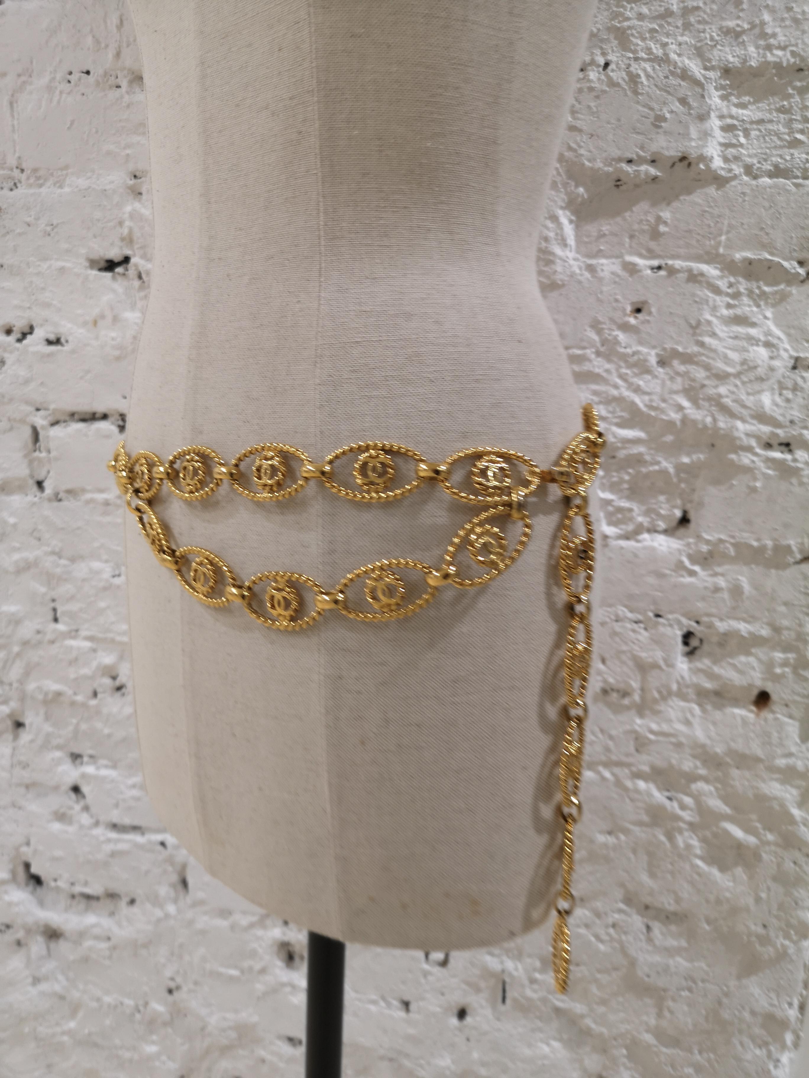 Chanel Gold Chain CC Belt 4