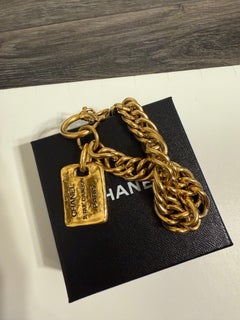 Chanel Gold Chain Vintage 31 Rue Cambon Paris Charm Bracelet